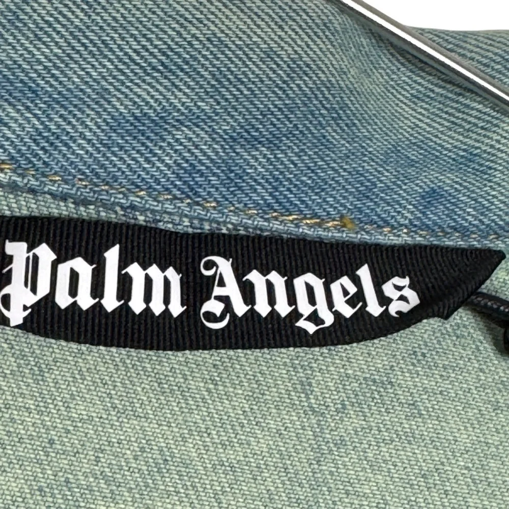 NEW‎ Palm Angels Men's Denim Overdye Jacket